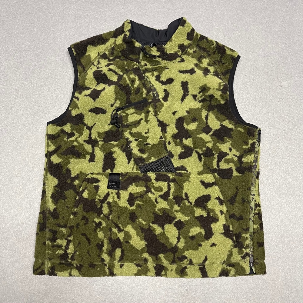 Nike Vest Womens Medium Green Camo NikeLab MMW Alyx Asymmetric Training Tactical